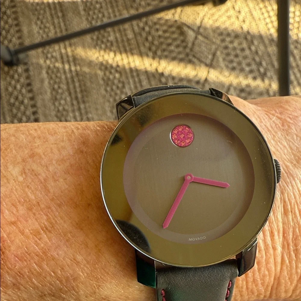 Movado Limited Edition Women’s Black and Pink Smartwatch